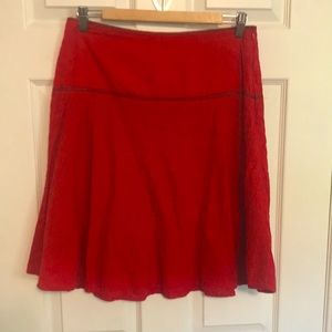 Size M Red Skirt